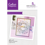 Crafter's Companion Confetti Cut In Dies Stamp & Die Party Balloon (CC-STD-PABA) (DISCONTINUED)
