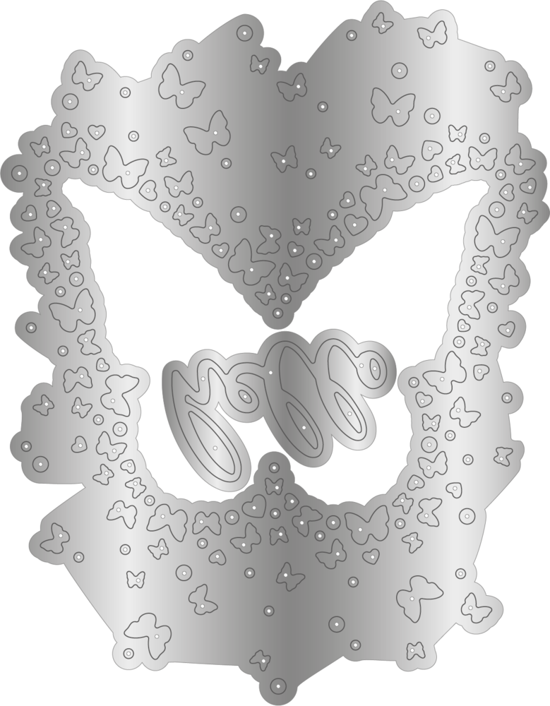 Crafter's Companion Confetti Cut In Dies Stamp & Die Hello Butterfly (CC-STD-HEBU) (DISCONTINUED) Crafter's Companion Confetti Cut In Dies Stamp & Die Hello Butterfly (CC-STD-HEBU) (DISCONTINUED)