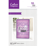 Crafter's Companion Seasonal CACD Stamps & Dies Loved Friend (CC-STD-LOFR) (DISCONTINUED)
