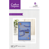 Crafter's Companion Seasonal CACD Stamps & Dies Many Congrats (CC-STD-MACO) (DISCONTINUED)