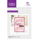 Crafter's Companion Seasonal CACD Stamps & Dies With Love Always (CC-STD-WILO) (DISCONTINUED)