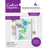 Crafter's Companion Fantasy Film Metal Dies Elements Splendid Dragonflies (CC-MD-ELE-SPDR) (DISCONTINUED)