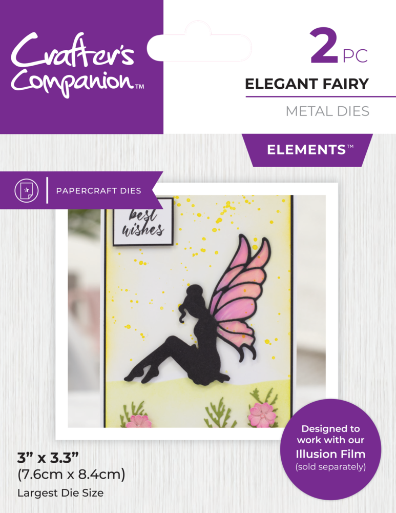 Crafter's Companion Fantasy Film Metal Dies Elements Elegant Fairy (CC-MD-ELE-ELFA) (DISCONTINUED) Crafter's Companion Fantasy Film Metal Dies Elements Elegant Fairy (CC-MD-ELE-ELFA) (DISCONTINUED)