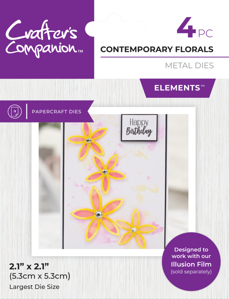 Crafter's Companion Fantasy Film Metal Dies Elements Contemporary Florals (CC-MD-ELE-COFL) (DISCONTINUED) Crafter's Companion Fantasy Film Metal Dies Elements Contemporary Florals (CC-MD-ELE-COFL) (DISCONTINUED)