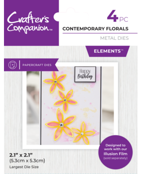 Crafter's Companion Fantasy Film Metal Dies Elements Contemporary Florals (CC-MD-ELE-COFL) (DISCONTINUED) Crafter's Companion Fantasy Film Metal Dies Elements Contemporary Florals (CC-MD-ELE-COFL) (DISCONTINUED)