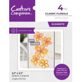 Crafter's Companion Fantasy Film Metal Dies Elements Classic Florals (CC-MD-ELE-CLFL) (DISCONTINUED)