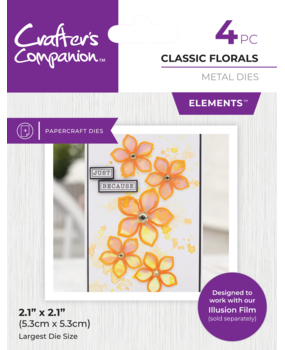 Crafter's Companion Fantasy Film Metal Dies Elements Classic Florals (CC-MD-ELE-CLFL) (DISCONTINUED) Crafter's Companion Fantasy Film Metal Dies Elements Classic Florals (CC-MD-ELE-CLFL) (DISCONTINUED)