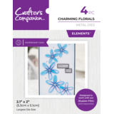 Crafter's Companion Fantasy Film Metal Dies Elements Charming Florals (CC-MD-ELE-CHFL) (DISCONTINUED)