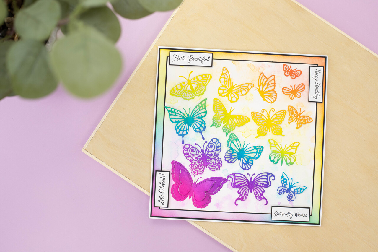Crafter's Companion Butterfly Kaleidoscope Stamp & Die (CC-STD-BUKAL) (DISCONTINUED) Crafter's Companion Butterfly Kaleidoscope Stamp & Die (CC-STD-BUKAL) (DISCONTINUED)