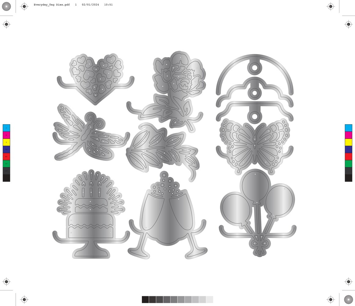 Crafter's Companion Everyday Tag Dies (CC-MD-ELE-EVTA) (DISCONTINUED) Crafter's Companion Everyday Tag Dies (CC-MD-ELE-EVTA) (DISCONTINUED)