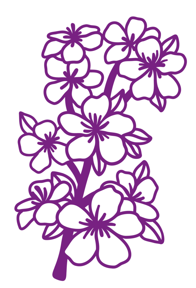 Crafter's Companion Charming Cherry Blossom Mask (CC-MASK-CHCHB) (DISCONTINUED)