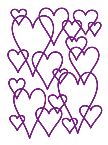 Crafter's Companion Entwined Hearts Mask (CC-MASK-ENHEA) (DISCONTINUED)