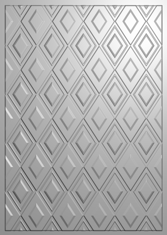 Crafter's Companion Bold 3D Folders 5x7 Inch 3D Embossing Folder Classic Diamonds (CC-EF5-3D-CLDI) (DISCONTINUED) Crafter's Companion Bold 3D Folders 5x7 Inch 3D Embossing Folder Classic Diamonds (CC-EF5-3D-CLDI) (DISCONTINUED)
