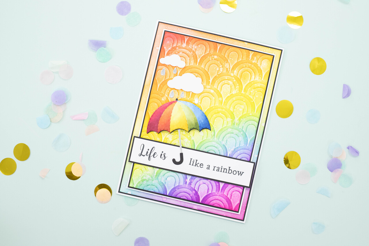 Crafter's Companion Bold 3D Folders 5x7 Inch 3D Embossing Folder Seamless Scallops (CC-EF5-3D-SESC) (DISCONTINUED)