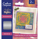 Crafter's Companion Arabian Nights Metal Dies Ornamented Tile (AN-MD-ORTI) (DISCONTINUED)