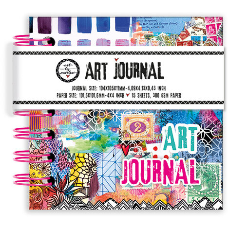Art By Marlene Art Journal 4x4 Inch 300 GSM Paper (15 Sheets) (ABM-ES-JOUR12) (DISCONTINUED) Art By Marlene Art Journal 4x4 Inch 300 GSM Paper (15 Sheets) (ABM-ES-JOUR12) (DISCONTINUED)
