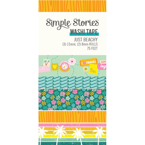 Simple Stories Just Beachy Washi Tape (22329) (OUTLET)