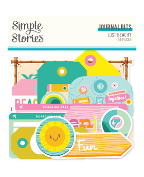 Simple Stories Just Beachy Journal Bits & Pieces (22319) (DISCONTINUED)