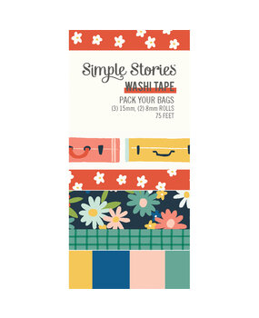 Simple Stories Pack Your Bags Washi Tape (22127) (DISCONTINUED)