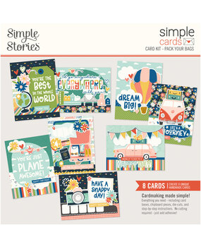 Simple Stories Pack Your Bags Simple Cards Kit (22130) (DISCONTINUED)