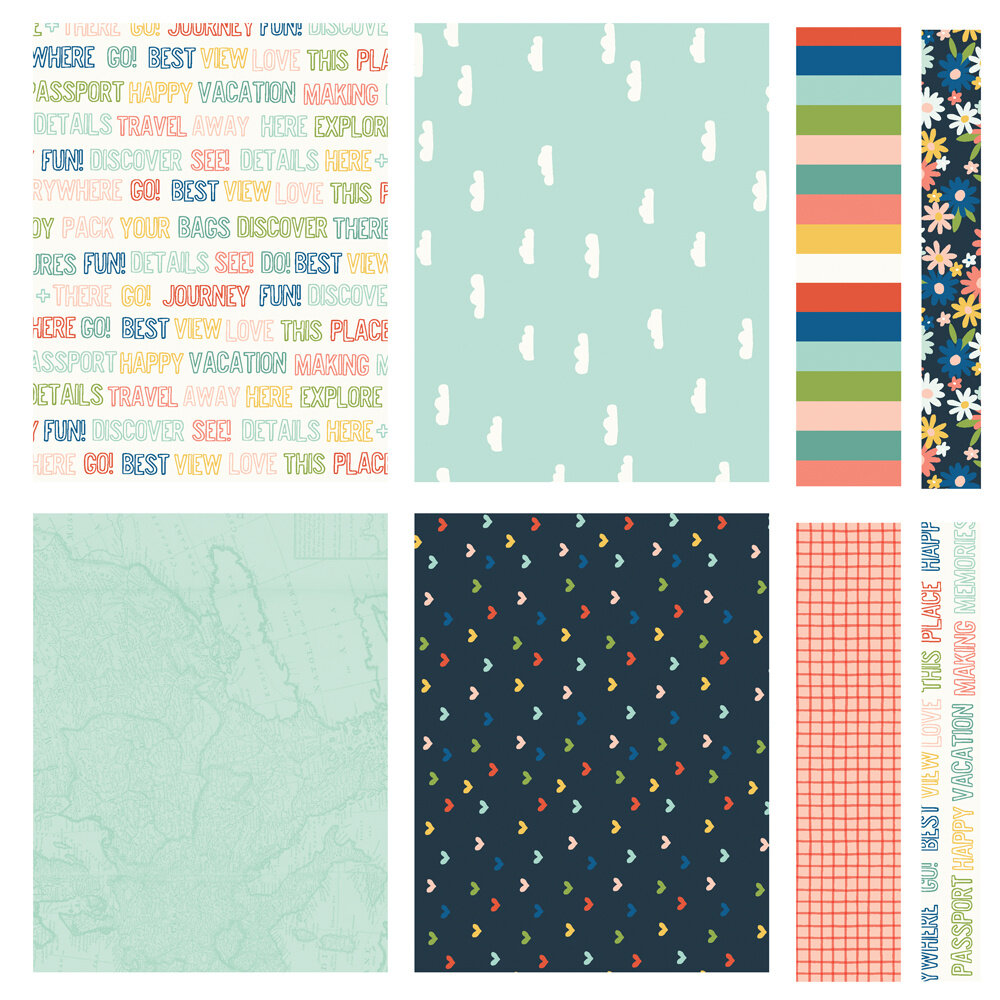 Simple Stories Pack Your Bags Simple Cards Kit (22130) (DISCONTINUED)