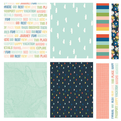 Simple Stories Pack Your Bags Simple Cards Kit (22130) (DISCONTINUED)