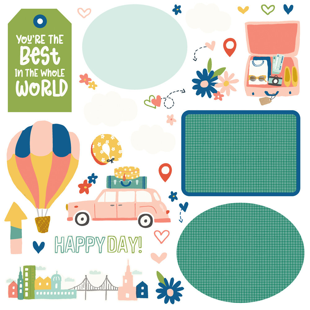 Simple Stories Pack Your Bags Simple Cards Kit (22130) (DISCONTINUED)