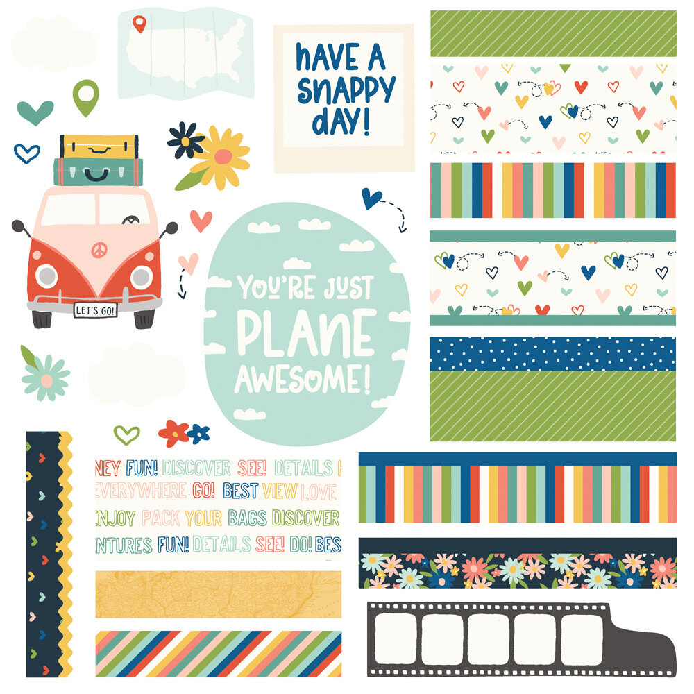 Simple Stories Pack Your Bags Simple Cards Kit (22130) (DISCONTINUED)