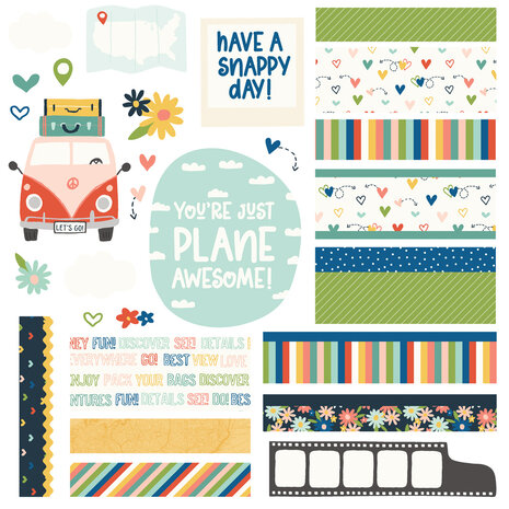 Simple Stories Pack Your Bags Simple Cards Kit (22130) (DISCONTINUED)