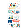 Simple Stories Pack Your Bags Foam Stickers (22124) (DISCONTINUED)