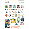 Simple Stories Pack Your Bags Decorative Brads (22125) (DISCONTINUED) Simple Stories Pack Your Bags Decorative Brads (22125) (DISCONTINUED)