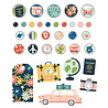 Simple Stories Pack Your Bags Decorative Brads (22125) (DISCONTINUED) Simple Stories Pack Your Bags Decorative Brads (22125) (DISCONTINUED)