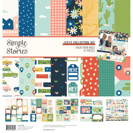 Simple Stories Pack Your Bags Collection Kit (22100)