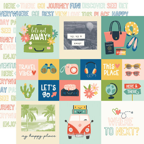 Simple Stories Pack Your Bags Collection Kit (22100)