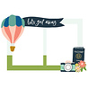 Simple Stories Pack Your Bags Chipboard Frames (22123) (DISCONTINUED)