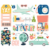 Simple Stories Pack Your Bags Big Bits & Pieces (22120) (DISCONTINUED)