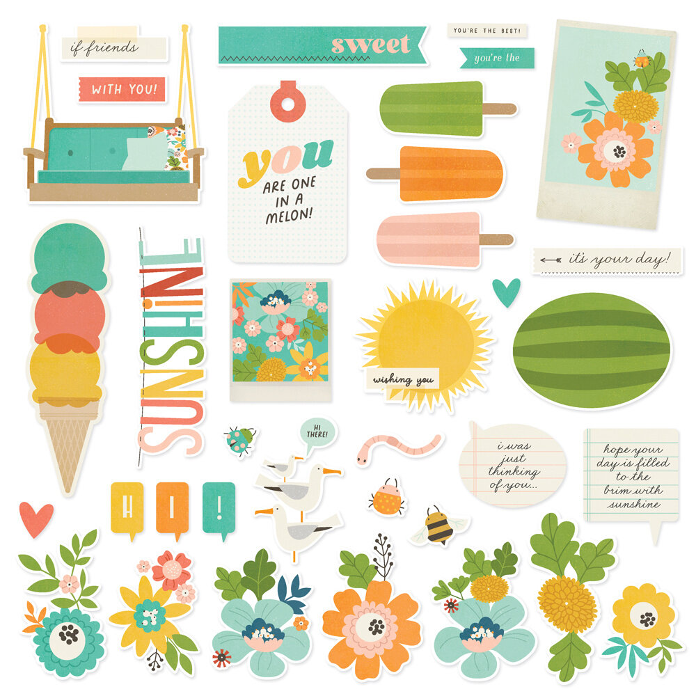 Simple Stories Summer Snapshots Simple Cards Kit (22032) (DISCONTINUED)