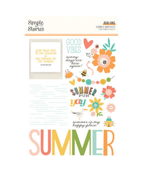 Simple Stories Summer Snapshots Rub Ons (22022) (DISCONTINUED)