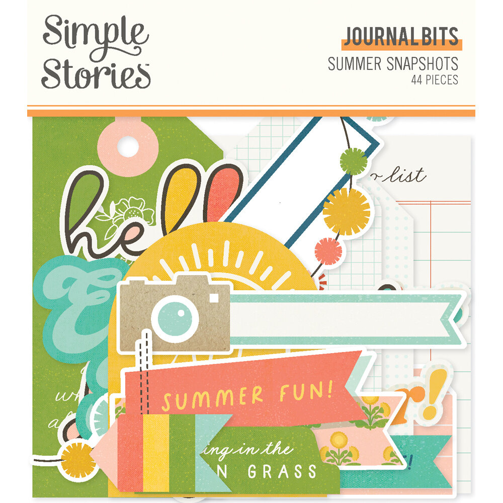 Simple Stories Summer Snapshots Journal Bits & Pieces (22019) (DISCONTINUED)