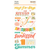 Simple Stories Summer Snapshots Foam Stickers (22026) (DISCONTINUED)