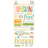 Simple Stories Summer Snapshots Foam Stickers (22026) (DISCONTINUED)