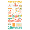 Simple Stories Summer Snapshots Foam Stickers (22026) (DISCONTINUED)