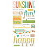 Simple Stories Summer Snapshots Foam Stickers (22026) (DISCONTINUED)