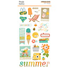 Simple Stories Summer Snapshots Chipboard Stickers (22017) (DISCONTINUED)