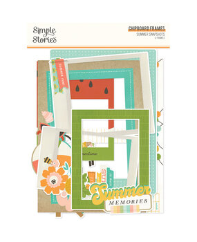 Simple Stories Summer Snapshots Chipboard Frames (22025) (DISCONTINUED)