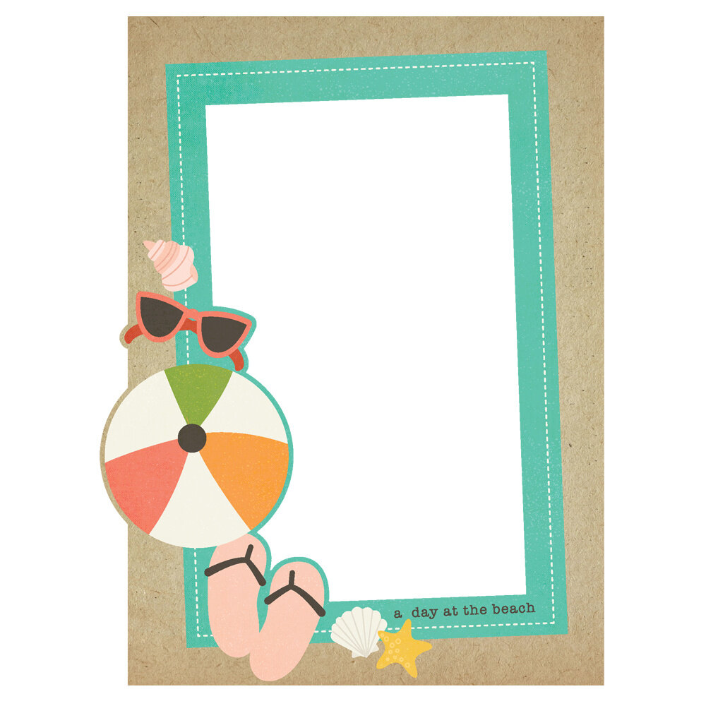 Simple Stories Summer Snapshots Chipboard Frames (22025) (DISCONTINUED)