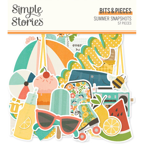 Simple Stories Summer Snapshots Bits & Pieces (22018) (DISCONTINUED)