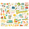 Simple Stories Summer Snapshots Bits & Pieces (22018) (DISCONTINUED)
