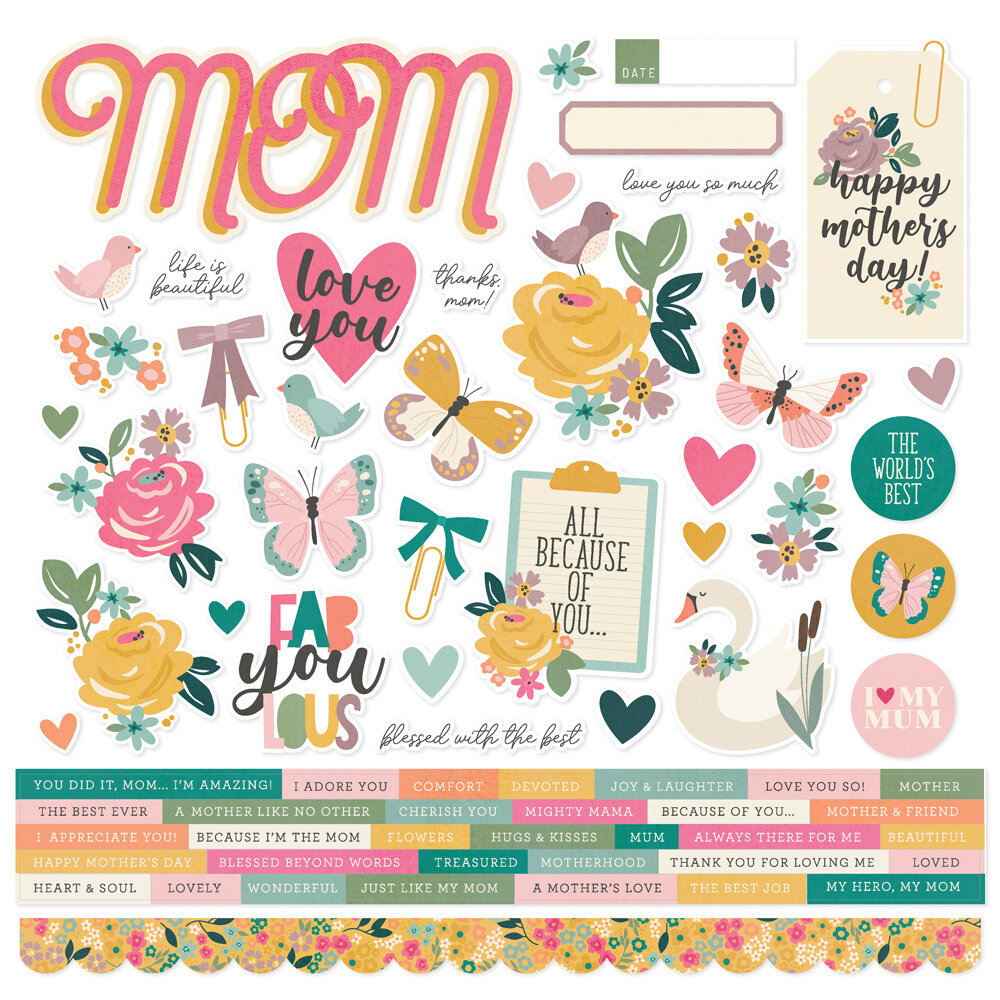 Simple Stories Mother's Day Collection Kit (21926) (OUTLET)