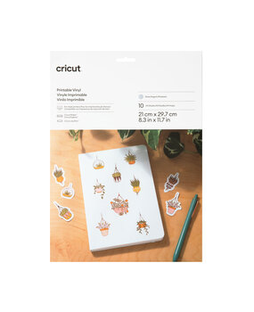 Cricut Printable Vinyl A4 Silver (10pcs) (2010365) (DISCONTINUED)